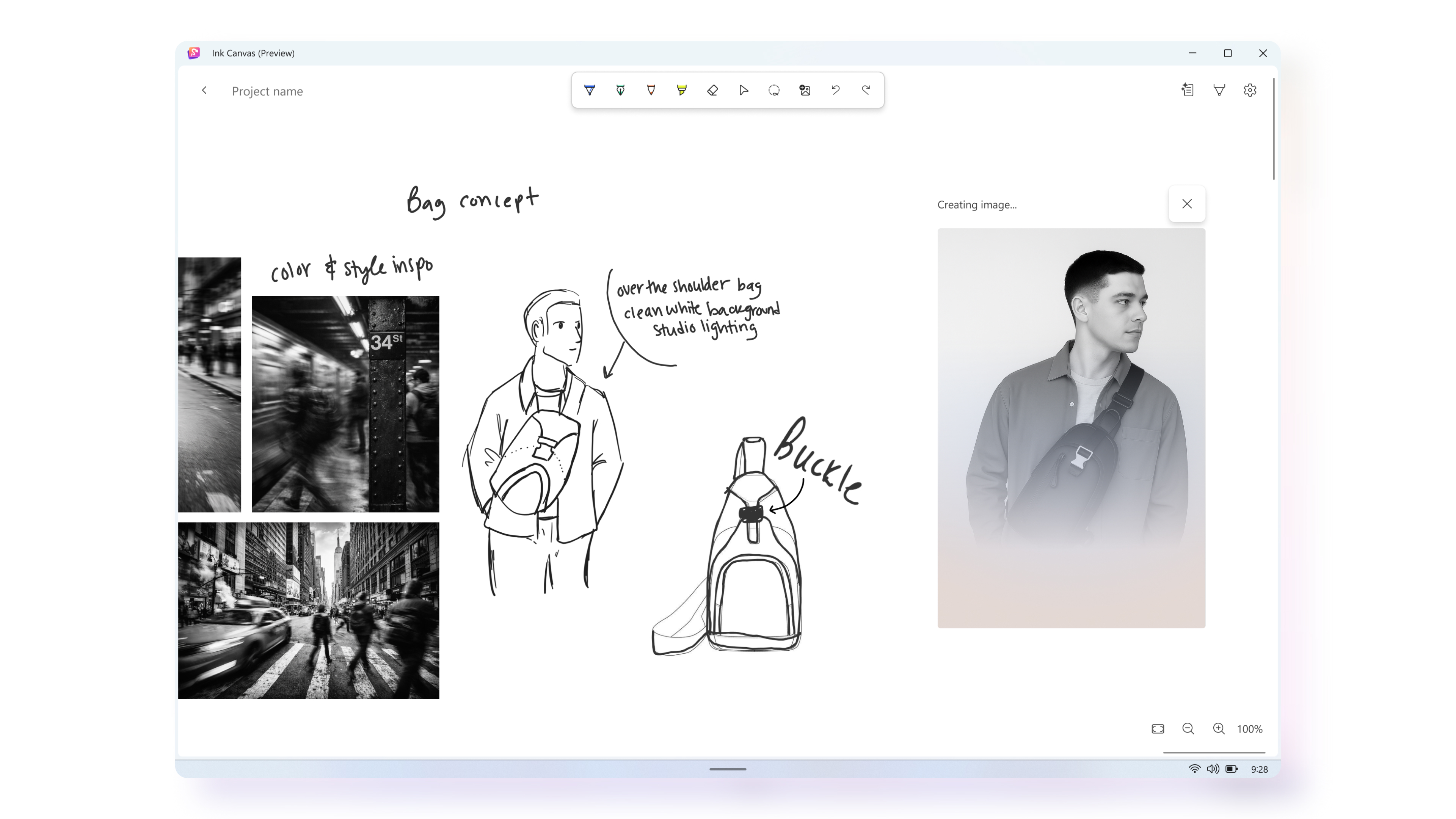 Microsoft Ink Canvas